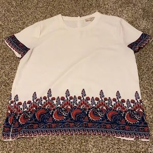 LOFT Patterned Top